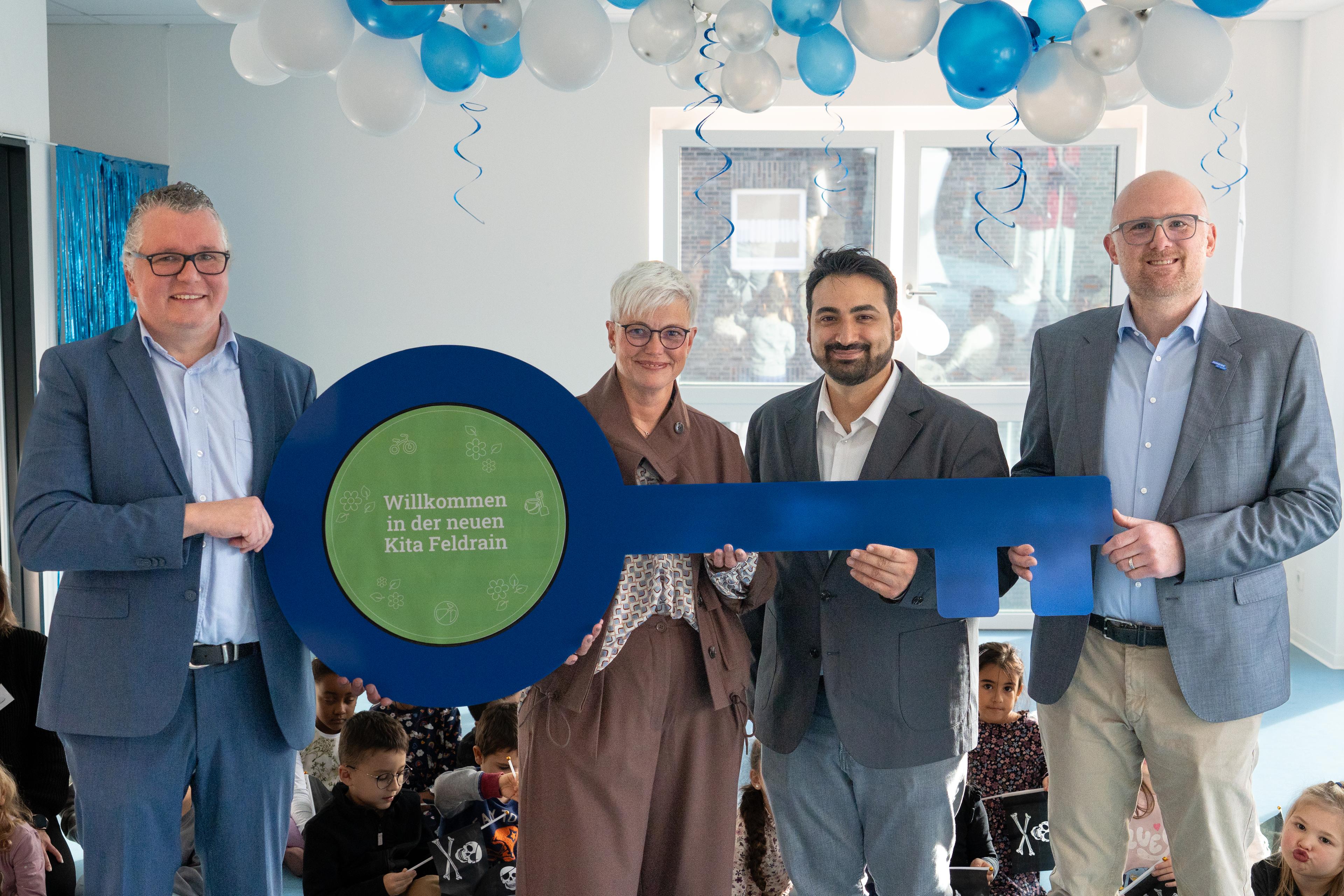 Mehr Raum zum Spielen, Lernen und Entdecken – neue Kita Feldrain in Betrieb