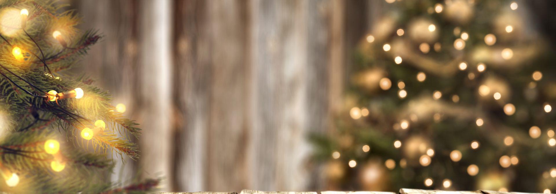 Weihnachtsbaum beleuchtet